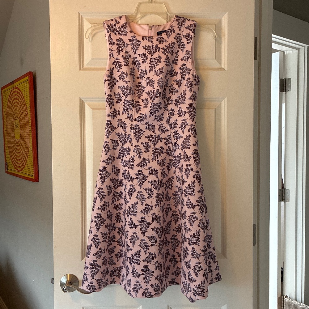 Tommy Hilfiger Pink Black Floral Dress